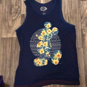 Flower Mickey Mouse tank top